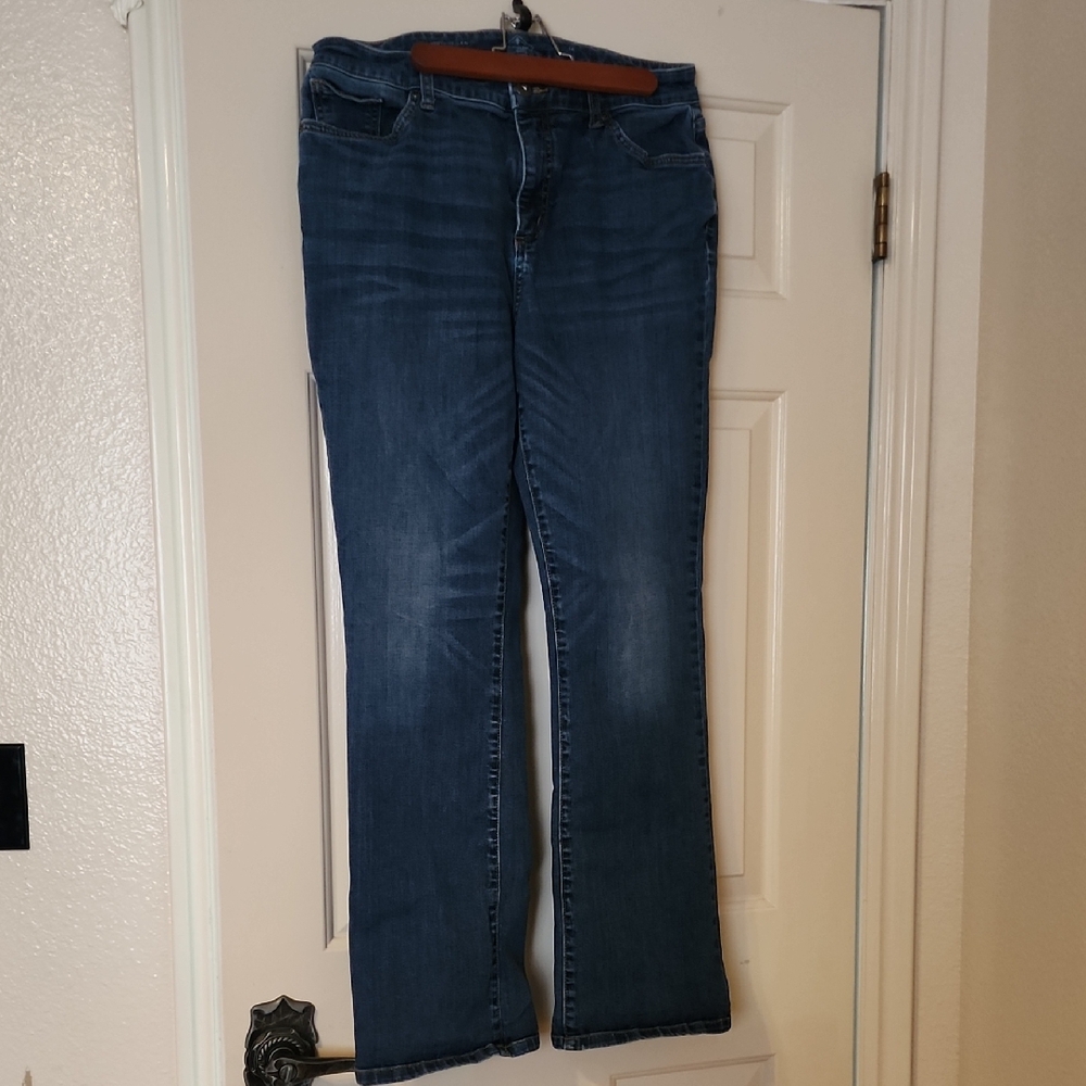 St. John's Bay Dark Blue Boot Cut Jeans